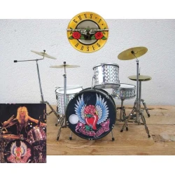 Drumstel Guns n' Roses Steven Adler Tama silver 2011