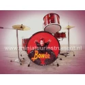 miniatuur drumstel David Bowie IM tribute classic