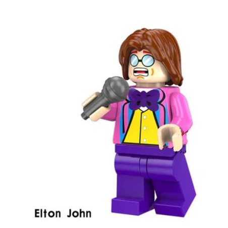 Lego ROCK poppetje Elton John
