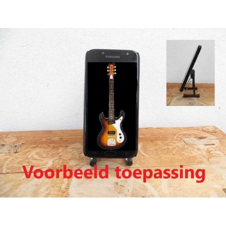 Gitaar standaard / gitaarstand voor miniatuur gitaar of b.v. mobiele telefoon
