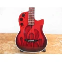 miniatuur Basgitaar MOTLEY CRUE - NIKKI SIXX red flames guitar