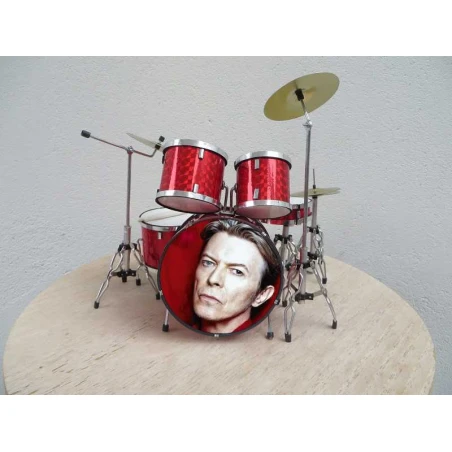 Drumstel IM David Bowie RED glitter - STANDAARD model -