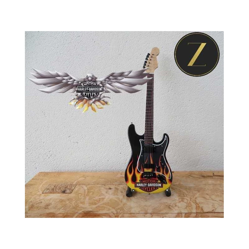 gitaar Fender Stratocaster HARLEY-DAVIDSON Rock café (USA import)