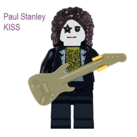 Lego ROCK poppetje Lego achtig Paul Stanley KISS