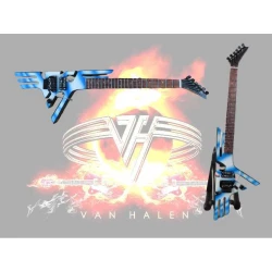 Gitaar van VAN HALEN "Van Halen logo"