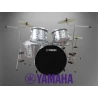 Miniatuur drumstel YAMAHA silber Glitter -Luxe uitvoering-