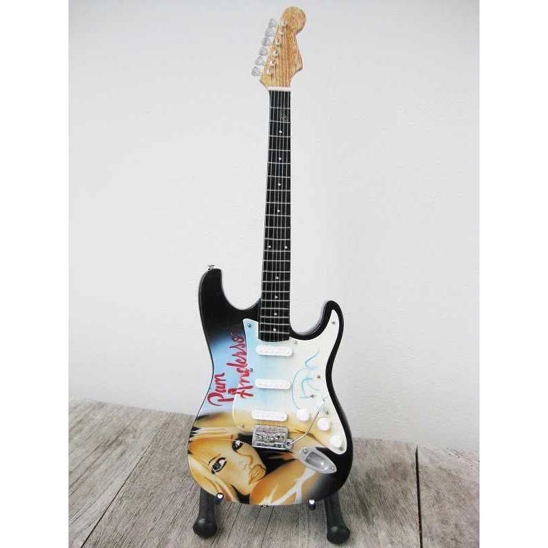 miniatuur gitaar Stratocaster Pam Anderson