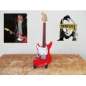 Gitaar Fender Jag-Stang van Kurt Cobain - NIRVANA - signed