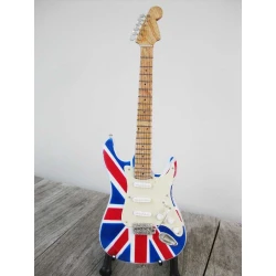 miniatuur gitaar Fender Stratocaster British flag