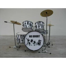 Drumstel No Doubt (toms bedrukt) - STANDAARD model -